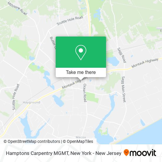 Hamptons Carpentry MGMT map