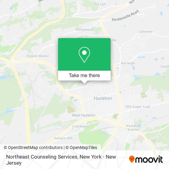 Northeast Counseling Services map