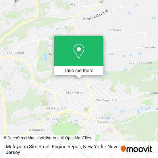Mapa de Maleys on Site Small Engine Repair