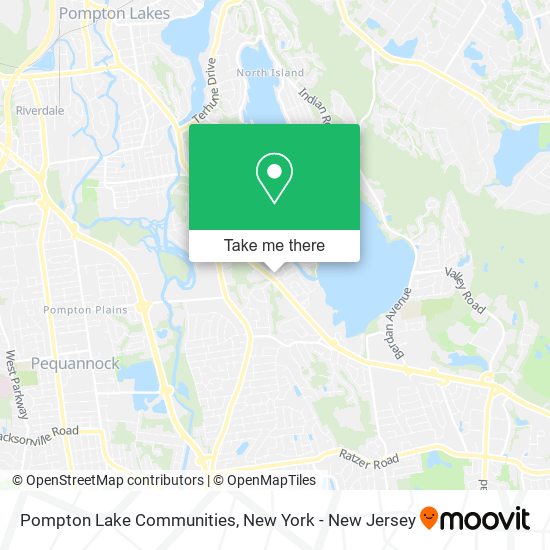 Mapa de Pompton Lake Communities