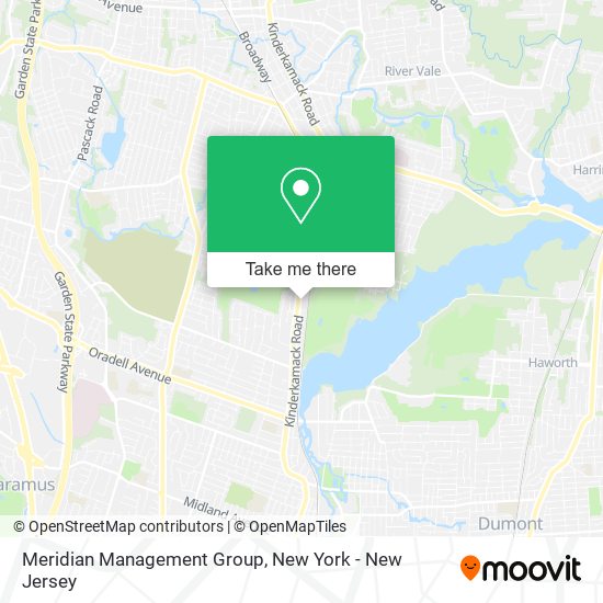 Meridian Management Group map