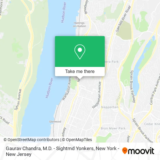 Gaurav Chandra, M.D. - Sightmd Yonkers map