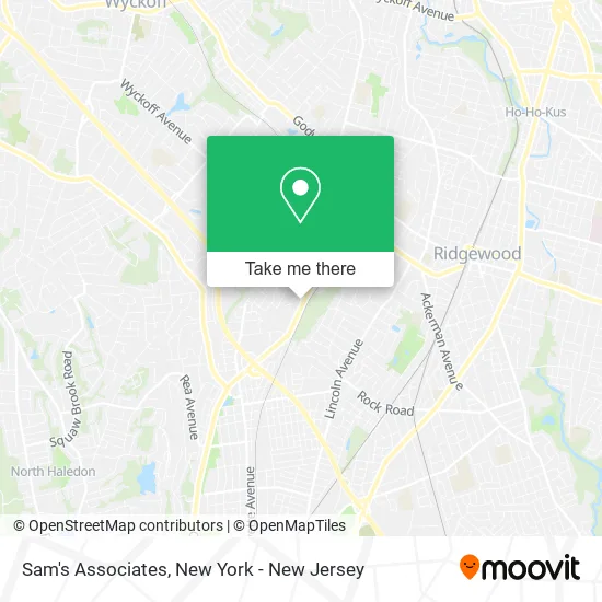 Sam's Associates map