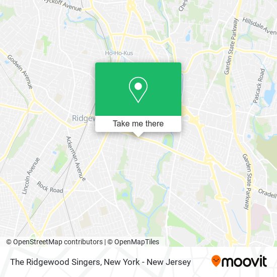 The Ridgewood Singers map