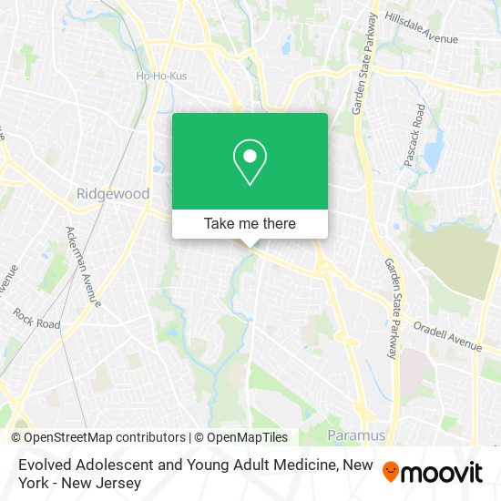 Evolved Adolescent and Young Adult Medicine map