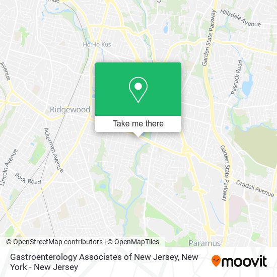 Gastroenterology Associates of New Jersey map