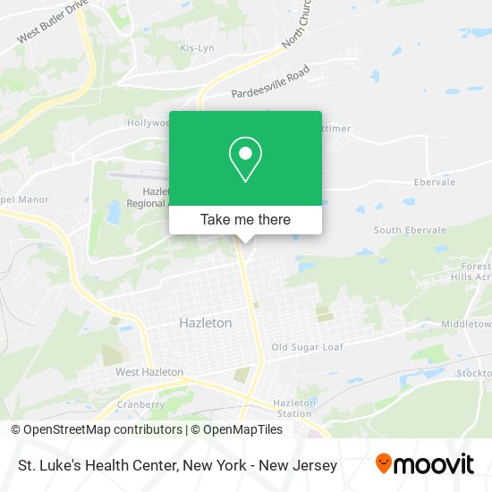 Mapa de St. Luke's Health Center