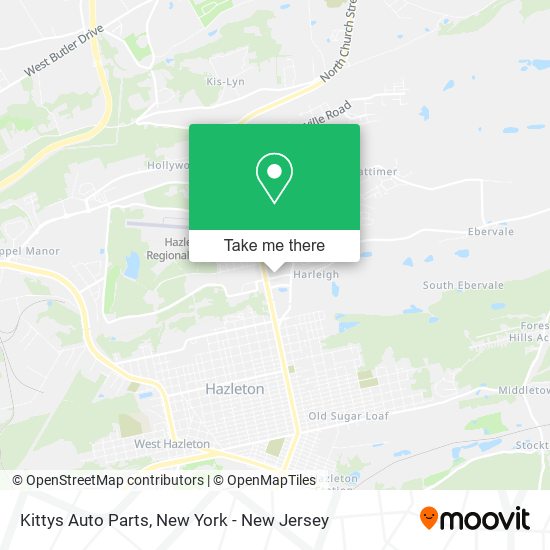Mapa de Kittys Auto Parts