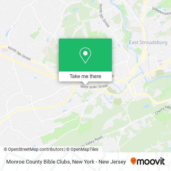 Mapa de Monroe County Bible Clubs