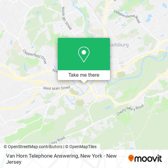 Van Horn Telephone Answering map