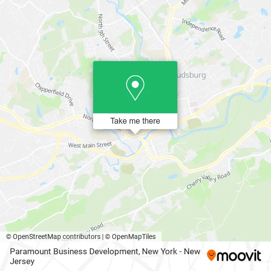 Paramount Business Development map