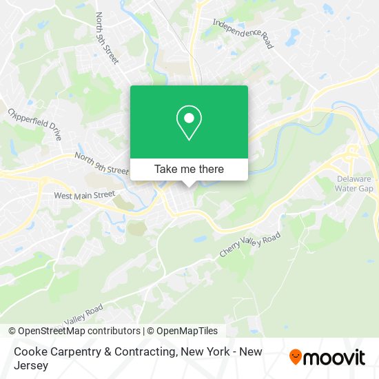 Mapa de Cooke Carpentry & Contracting
