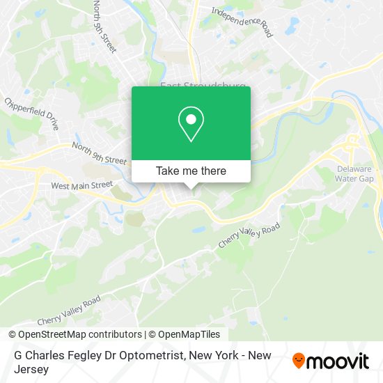 G Charles Fegley Dr Optometrist map