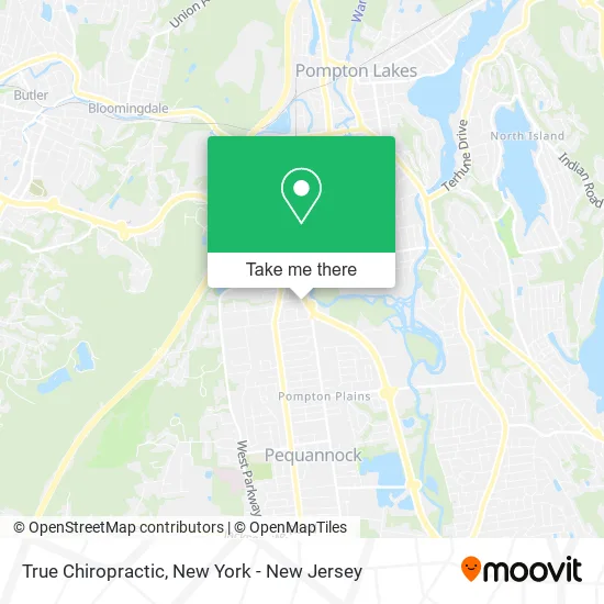 True Chiropractic map