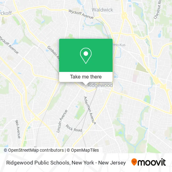 Ridgewood Public Schools map