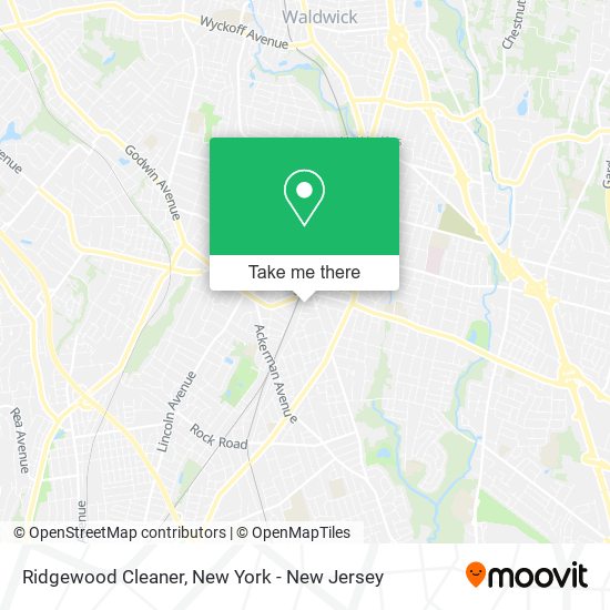 Ridgewood Cleaner map