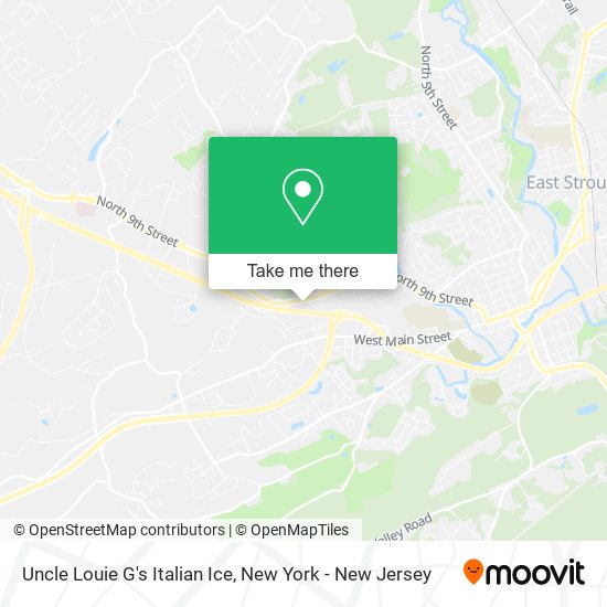 Uncle Louie G's Italian Ice map
