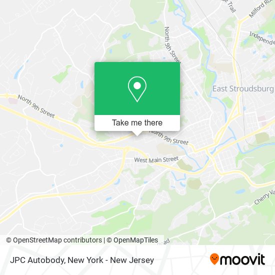 Mapa de JPC Autobody