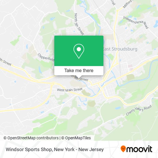 Mapa de Windsor Sports Shop