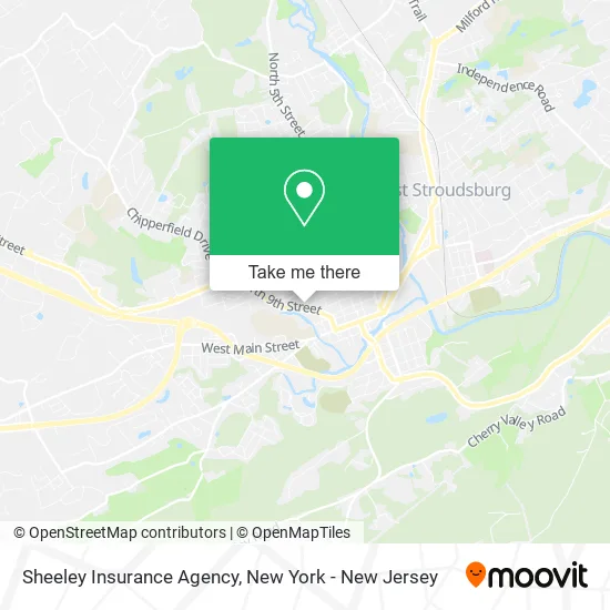 Sheeley Insurance Agency map