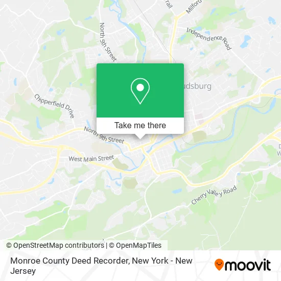 Monroe County Deed Recorder map