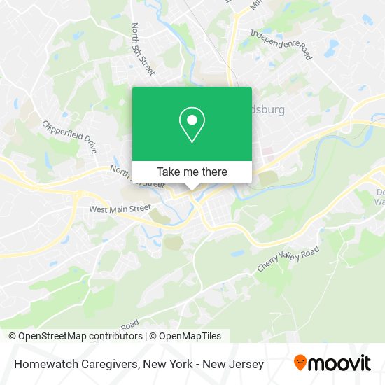 Homewatch Caregivers map