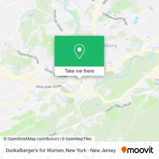 Dunkelberger's for Women map