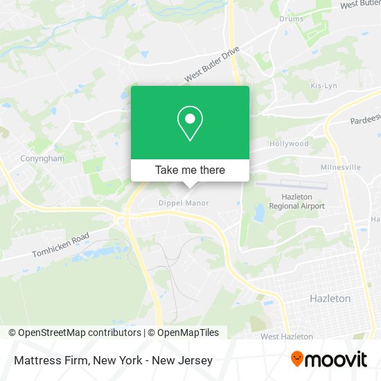 Mattress Firm map