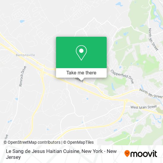 Le Sang de Jesus Haitian Cuisine map