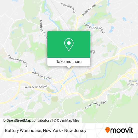 Mapa de Battery Warehouse