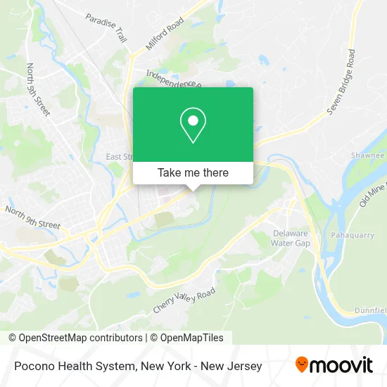 Pocono Health System map