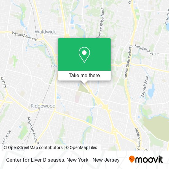 Center for Liver Diseases map