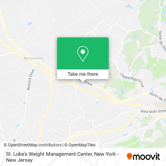 St. Luke's Weight Management Center map