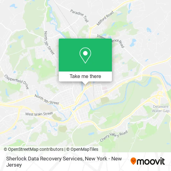 Sherlock Data Recovery Services map