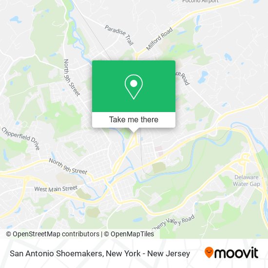 Mapa de San Antonio Shoemakers