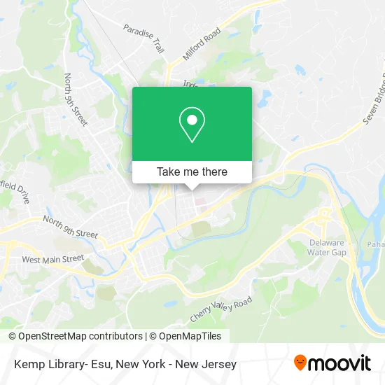 Kemp Library- Esu map