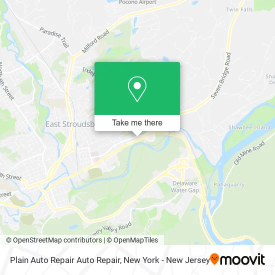 Plain Auto Repair Auto Repair map