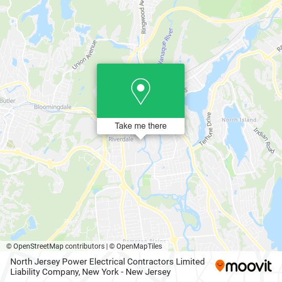 Mapa de North Jersey Power Electrical Contractors Limited Liability Company