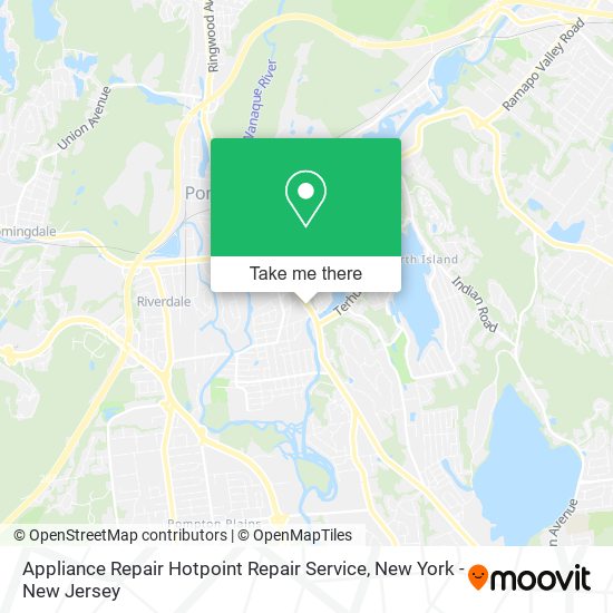 Appliance Repair Hotpoint Repair Service map