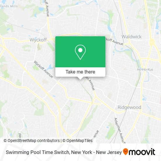 Swimming Pool Time Switch map