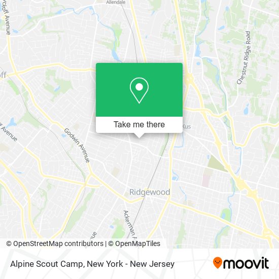 Mapa de Alpine Scout Camp