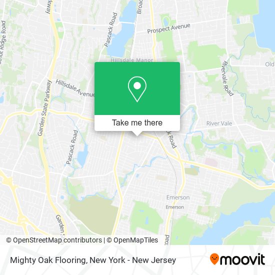 Mighty Oak Flooring map