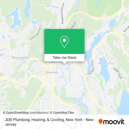 Mapa de JDB Plumbing, Heating, & Cooling