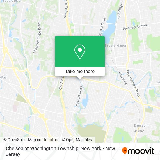 Mapa de Chelsea at Washington Township