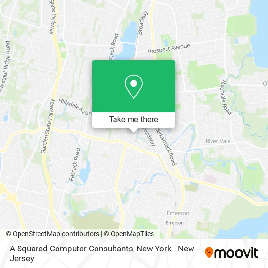 A Squared Computer Consultants map