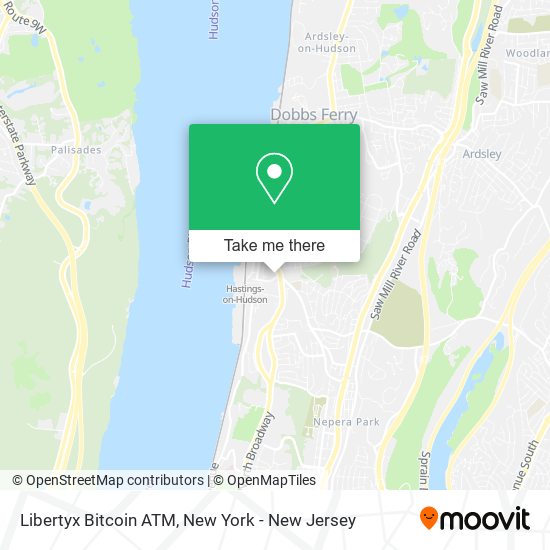 Mapa de Libertyx Bitcoin ATM