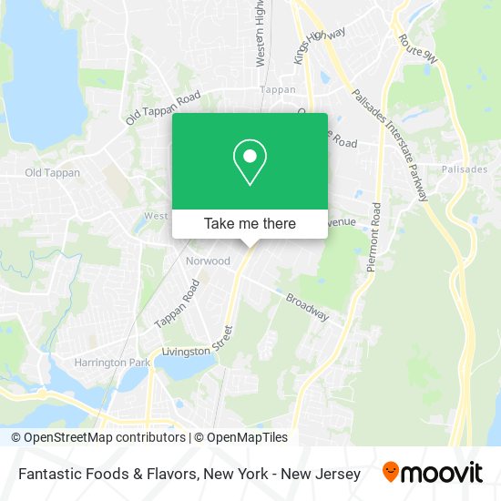 Mapa de Fantastic Foods & Flavors