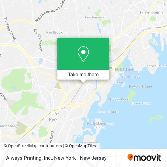 Always Printing, Inc. map