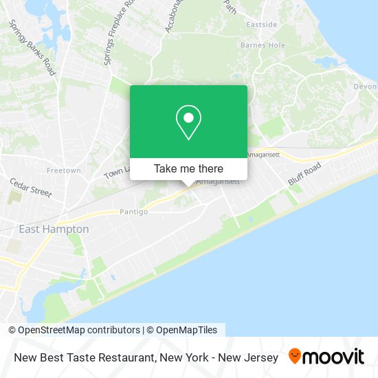 Mapa de New Best Taste Restaurant