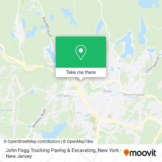 Mapa de John Fogg Trucking Paving & Excavating